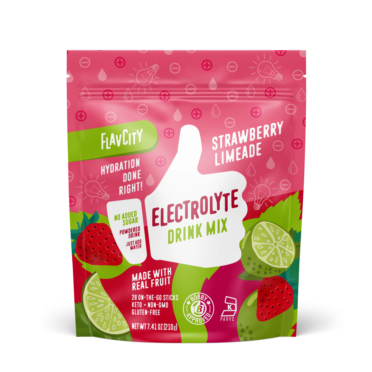 Strawberry Limeade Electrolyte Mix